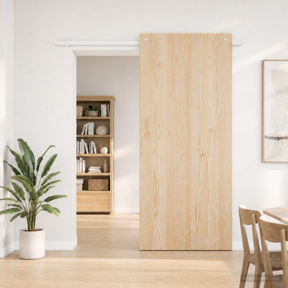 Sliding Door Hardware Kit 183 cm Steel White