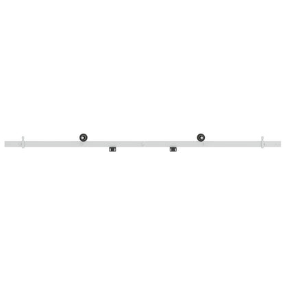 Sliding Door Hardware Kit 183 cm Steel White