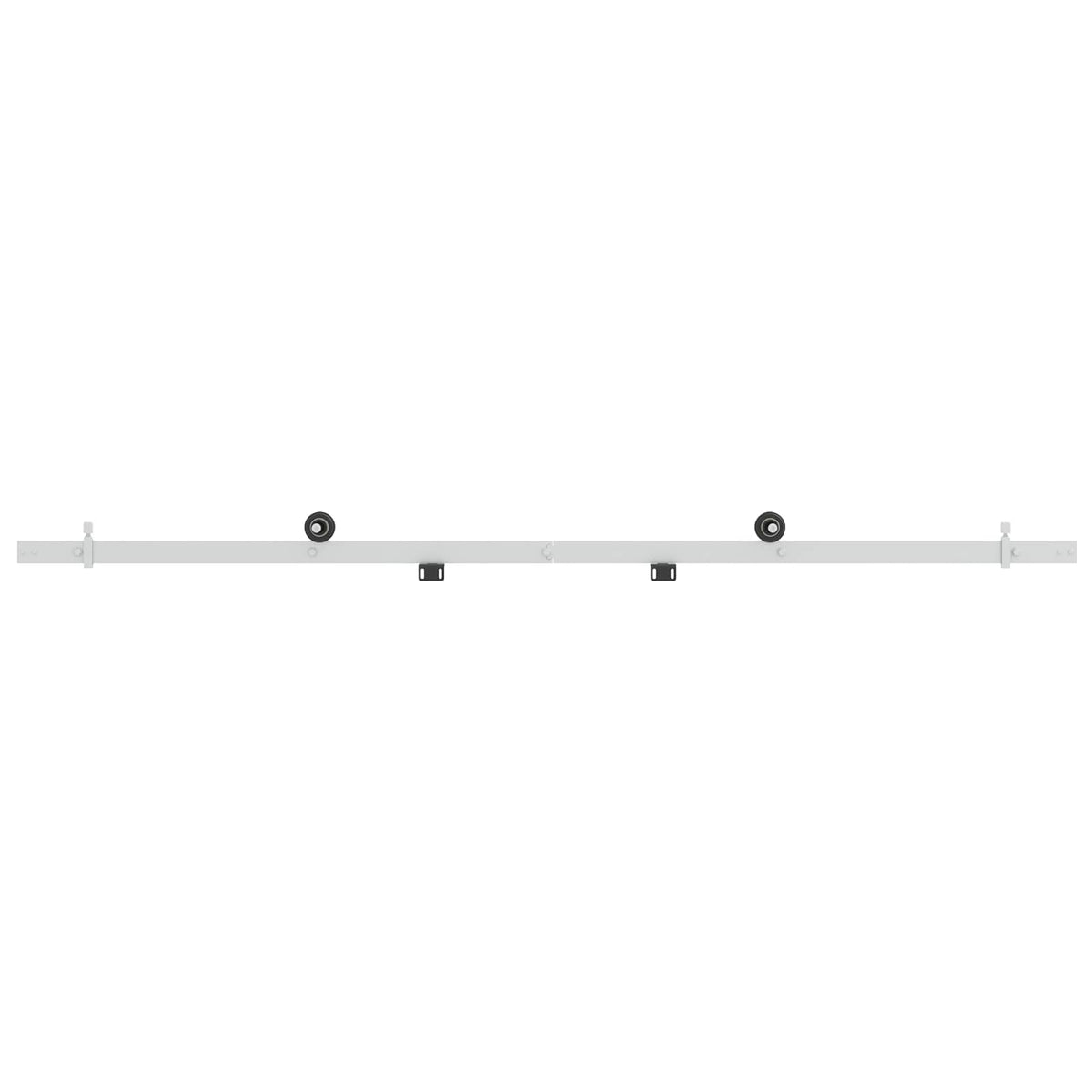 Sliding Door Hardware Kit 200 cm Steel White