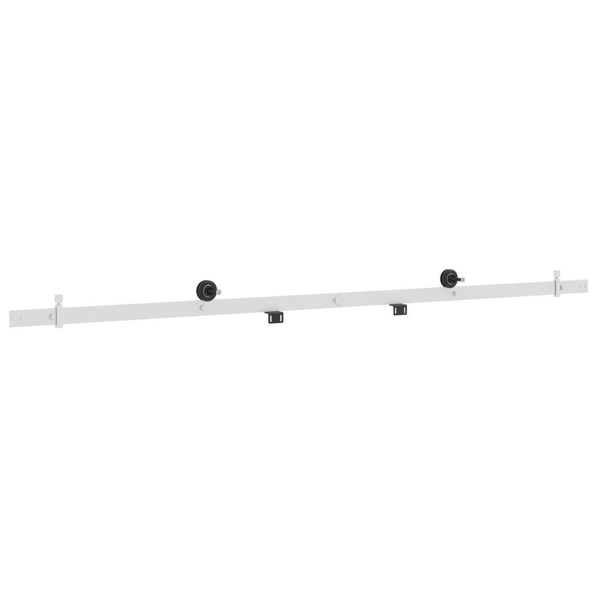 Sliding Door Hardware Kit 213.4 cm Steel White