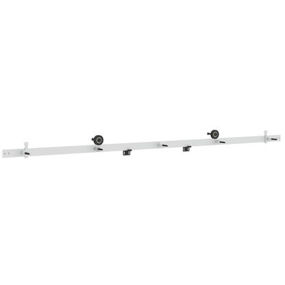 Sliding Door Hardware Kit 213.4 cm Steel White