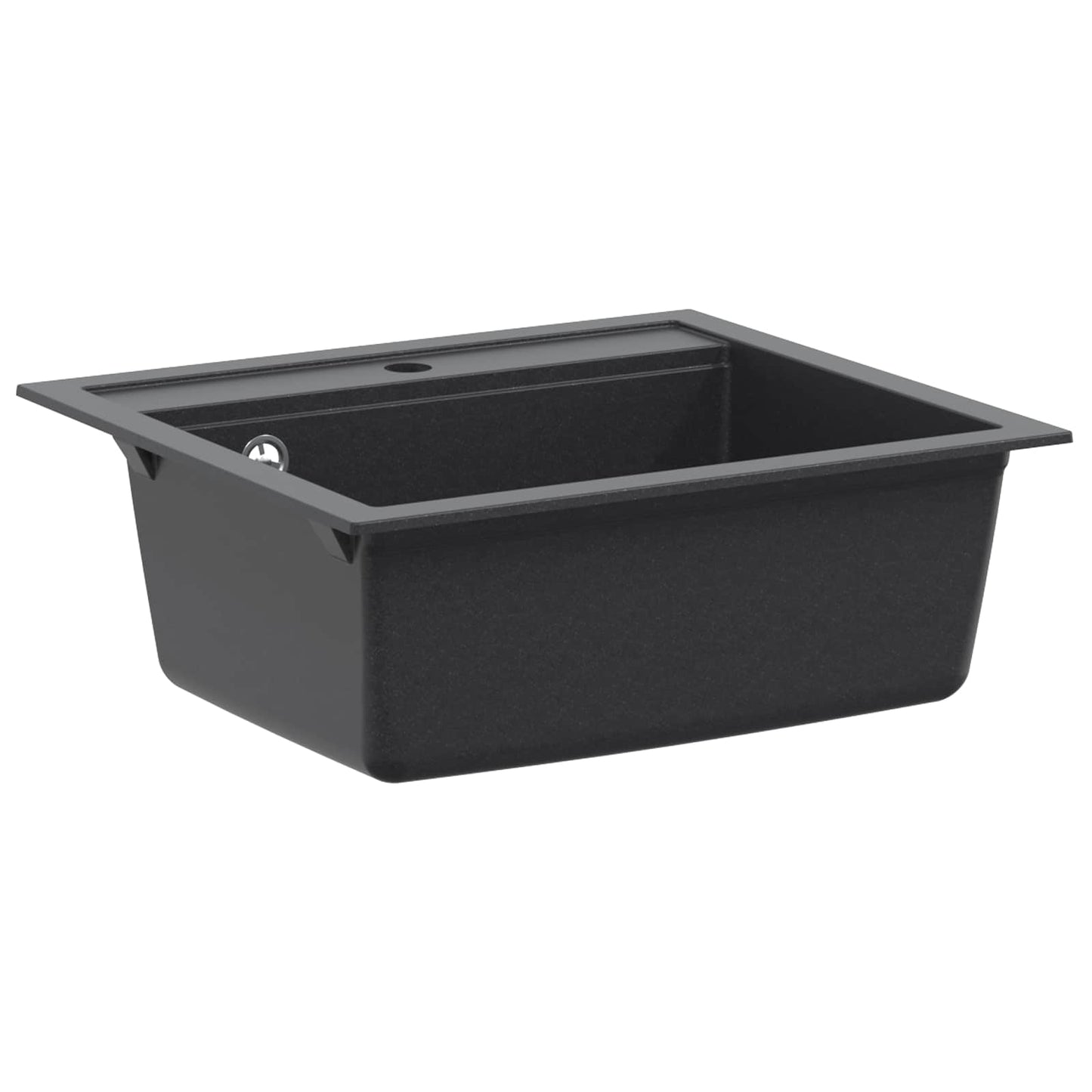 Kitchen Sink Single Basin Granite 60 x 51 x 30.5 cm Graphite