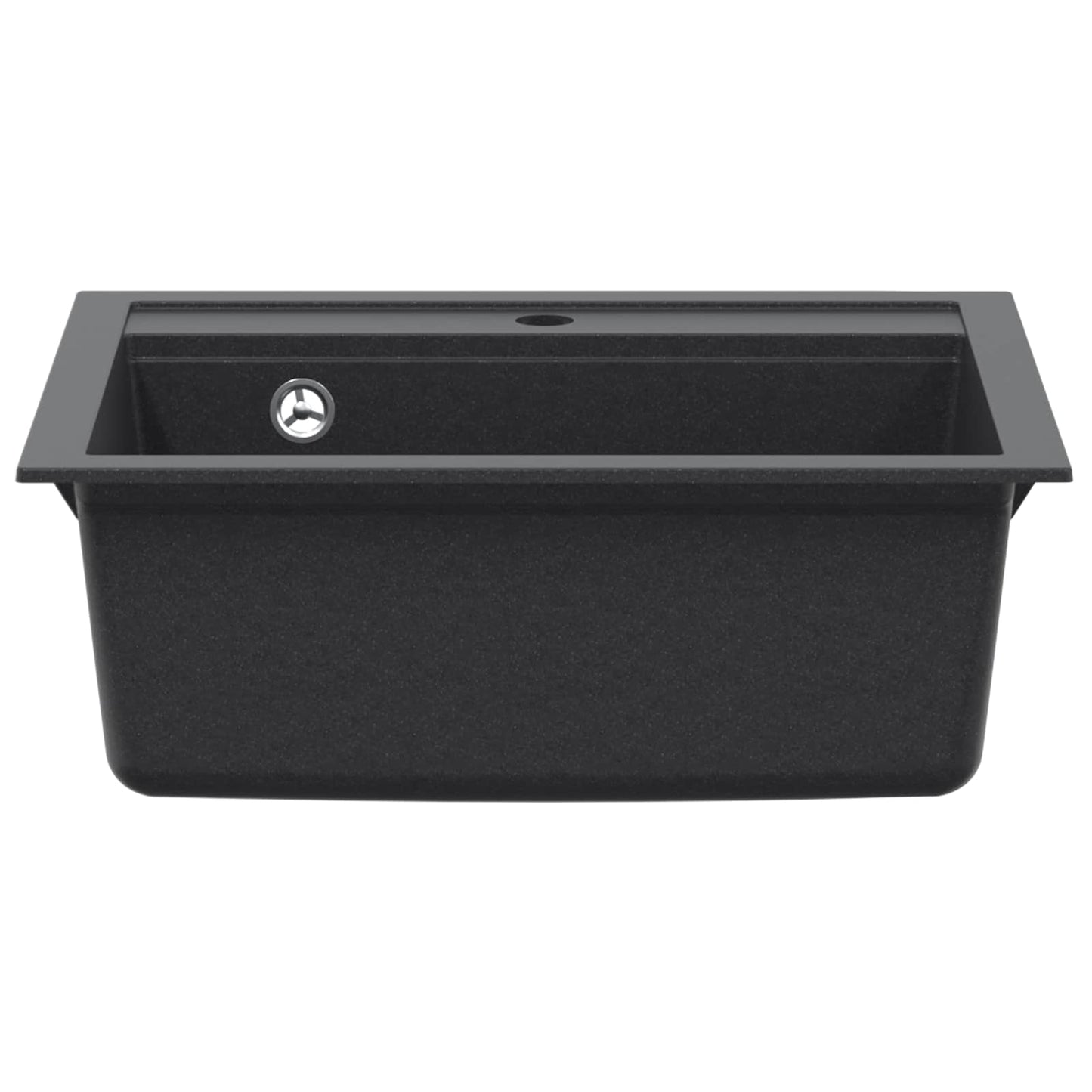 Kitchen Sink Single Basin Granite 60 x 51 x 30.5 cm Graphite