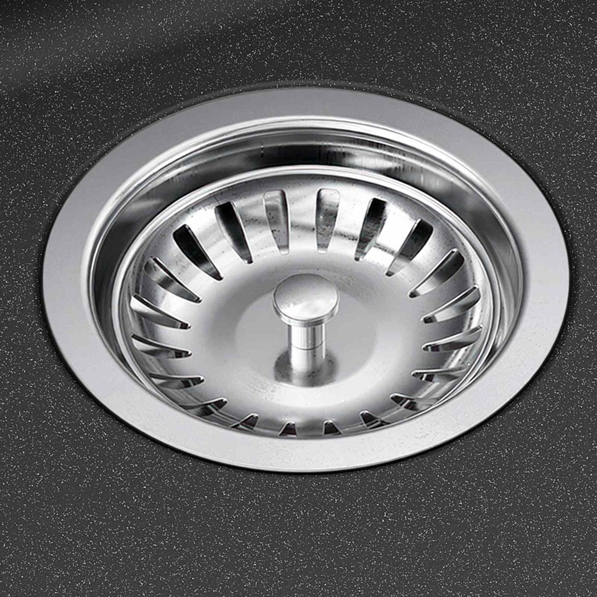 Kitchen Sink Single Basin Granite 77 x 49 x 20.5 cm Graphite
