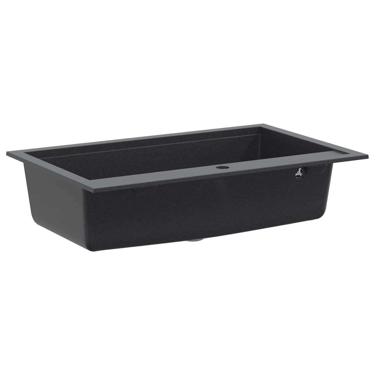 Kitchen Sink Single Basin Granite 79.5 x 50.5 x 20 cm Graphite
