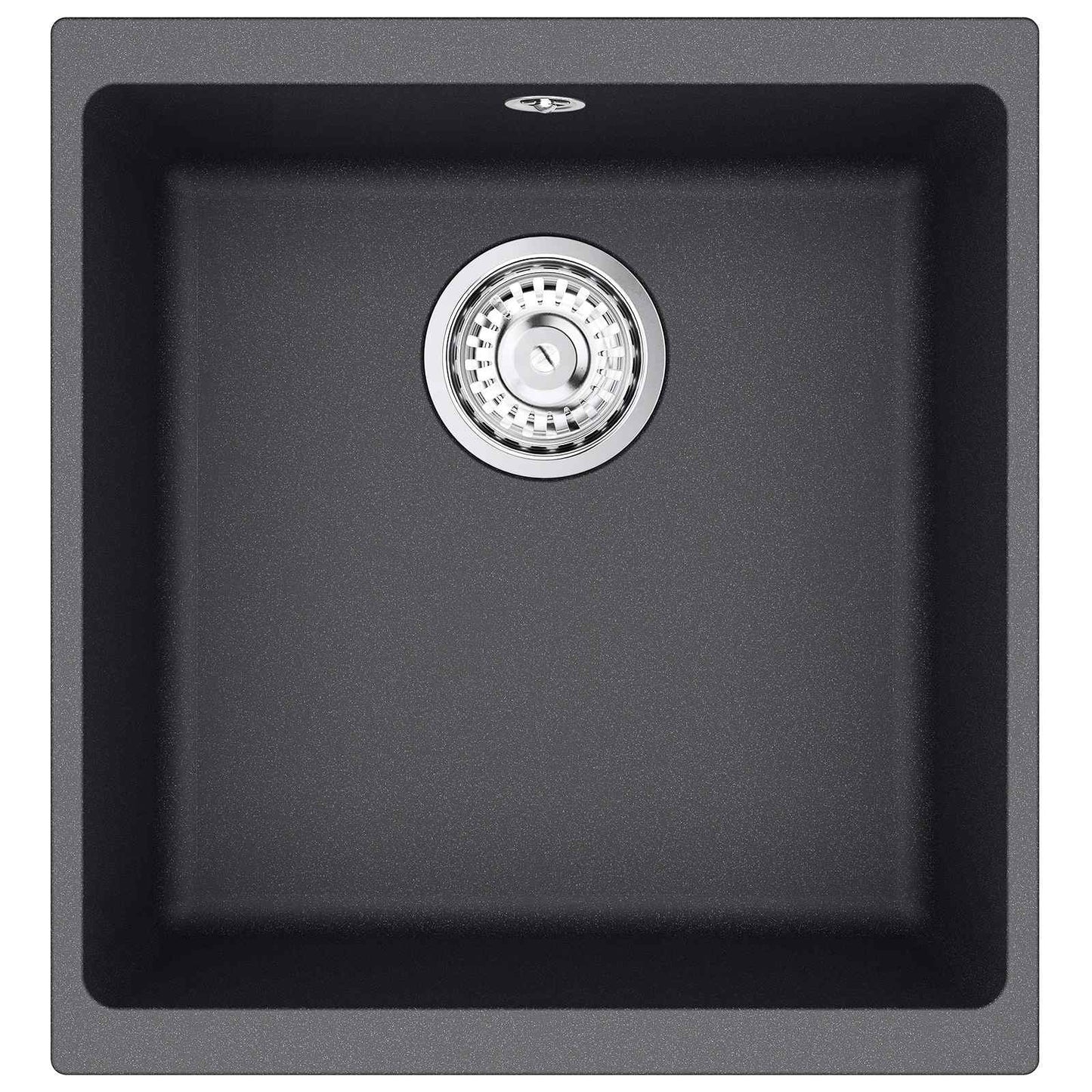 Kitchen Sink Single Basin Granite 43 x 46 x 20 cm Graphite