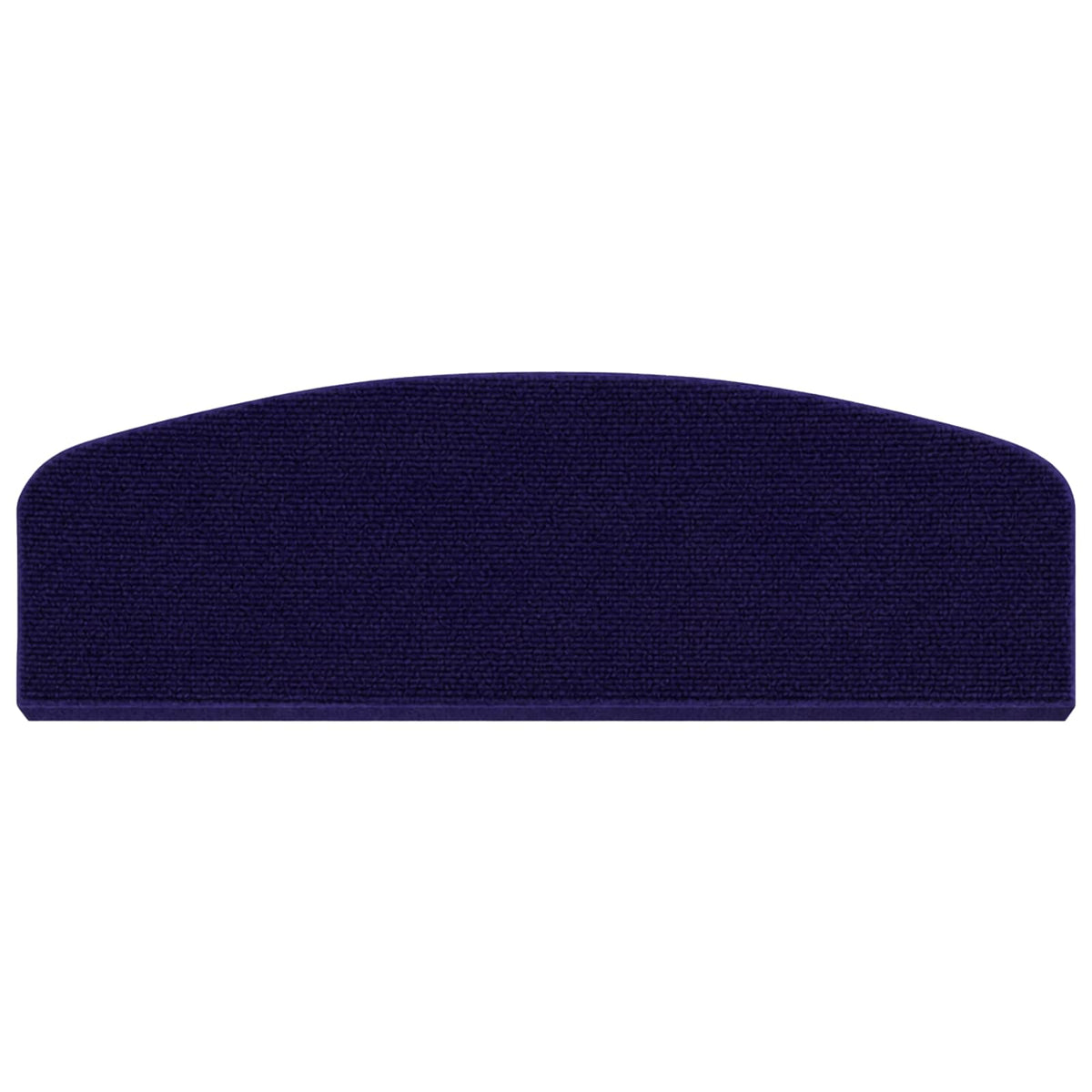 Stair Mats 15 pcs 56 x 17 x 3 cm Blue Polyester Half-round