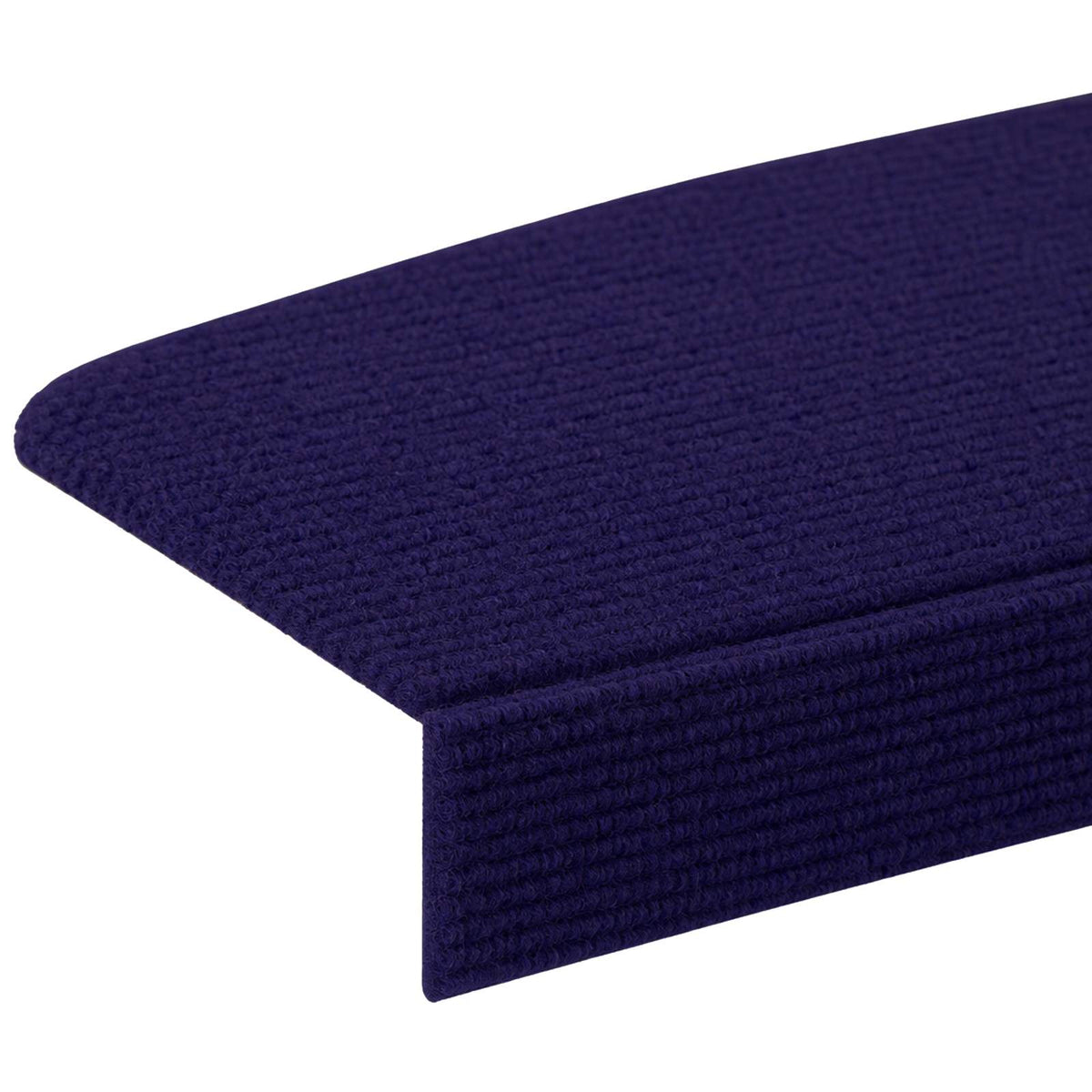 Stair Mats 15 pcs 65 x 21 x 4 cm Blue Polyester Half-round