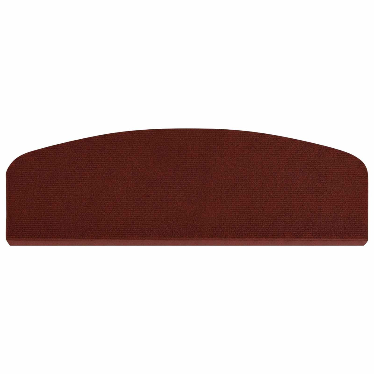 Stair Mats 15 pcs 65 x 21 x 4 cm Burgundy Polyester Half-round