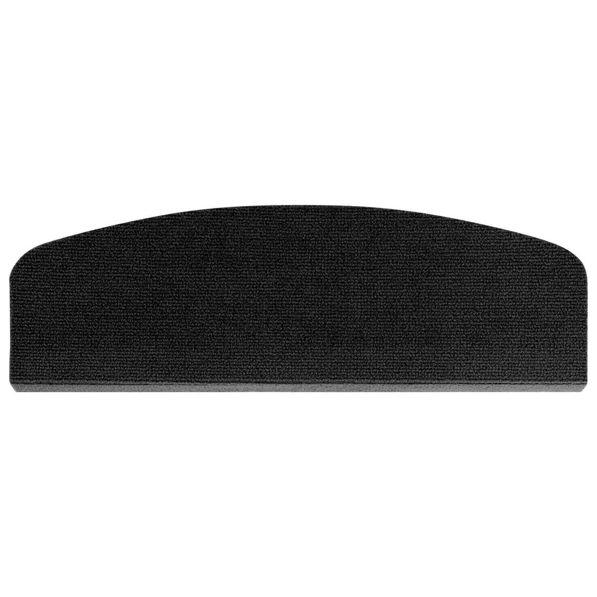 Stair Mats 15 pcs 65 x 21 x 4 cm Dark Grey Polyester Half-round