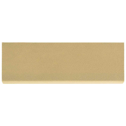 Stair Mats 15 pcs 65 x 21 x 4 cm Beige Polyester Rectangular