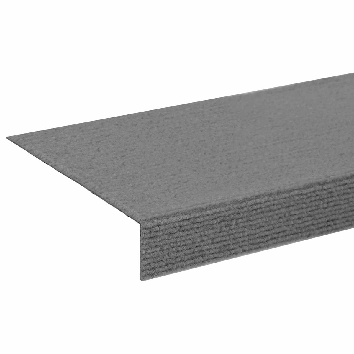 Stair Mats 15 pcs 65 x 21 x 4 cm Light Grey Polyester