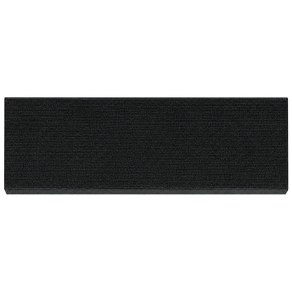 Stair Mats 15 pcs 65 x 21 x 4 cm Dark Grey Polyester
