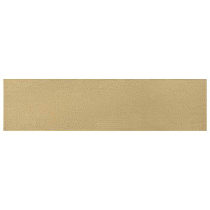 Stair Mats 15 pcs 76 x 20 cm Beige Polyester Rectangular
