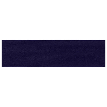 Stair Mats 15 pcs 76 x 20 cm Blue Polyester Rectangular
