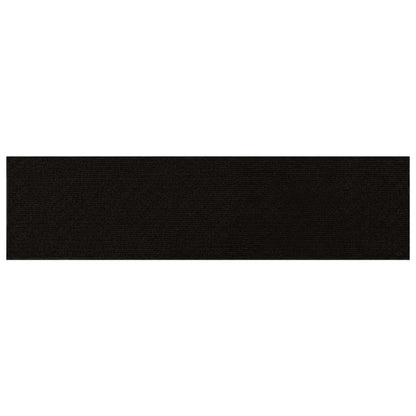 Stair Mats 15 pcs 76 x 20 cm Black Polyester Rectangular