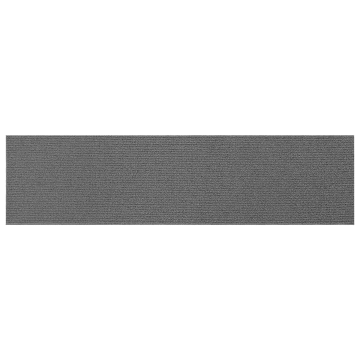 Stair Mats 15 pcs 76 x 20 cm Light Grey Polyester Rectangular