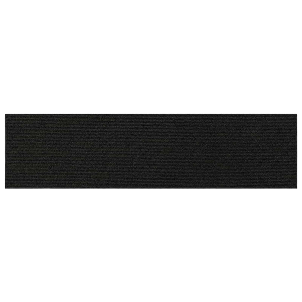 Stair Mats 15 pcs 76 x 20 cm Dark Grey Polyester Rectangular