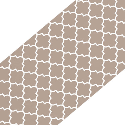 Stair Mats 15 pcs 76 x 20 cm Grey and White Polyester