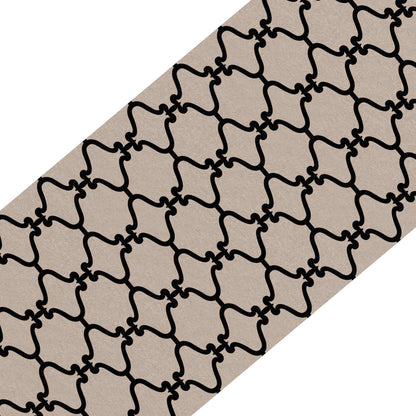 Stair Mats 15 pcs 76 x 20 cm Grey Mesh Pattern Polyester