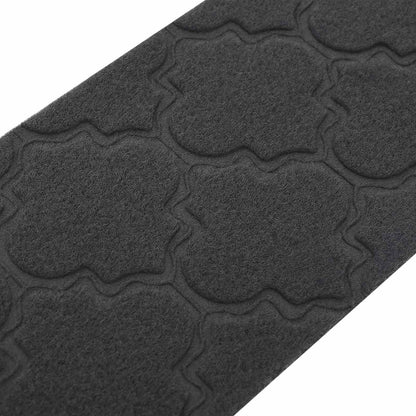 Stair Mats 15 pcs 76 x 20 cm Dark Grey Polyester Rectangular