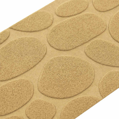 Stair Mats 15 pcs 76 x 20 cm Beige Polyester Rectangular