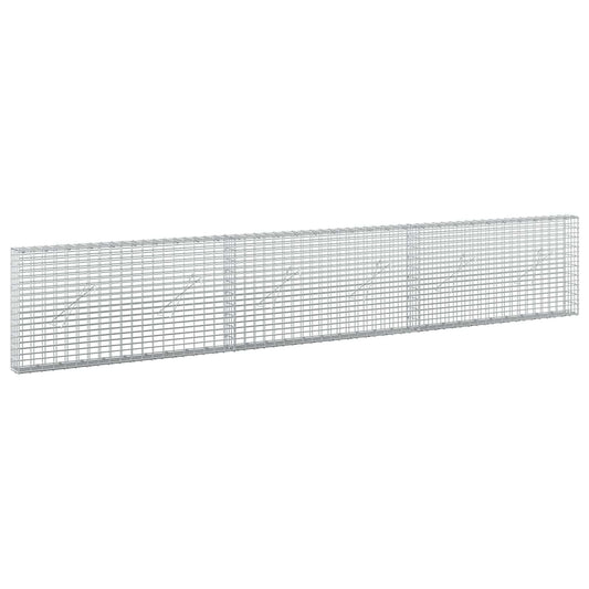 Gabion with 3.5 mm Wire and 5x2.5 cm Mesh 300x10x50 cm