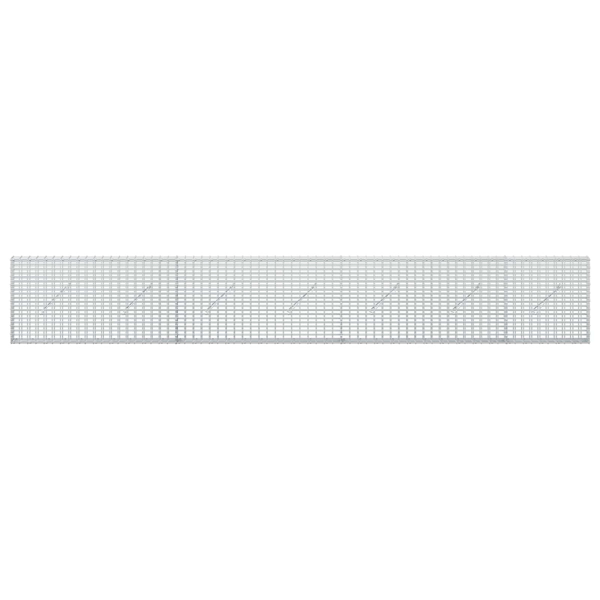 Gabion with 3.5 mm Wire and 5x2.5 cm Mesh 350x10x50 cm