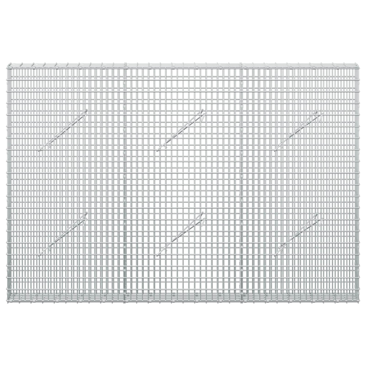 Gabion with 3.5 mm Wire and 5x2.5 cm Mesh 150x10x100 cm