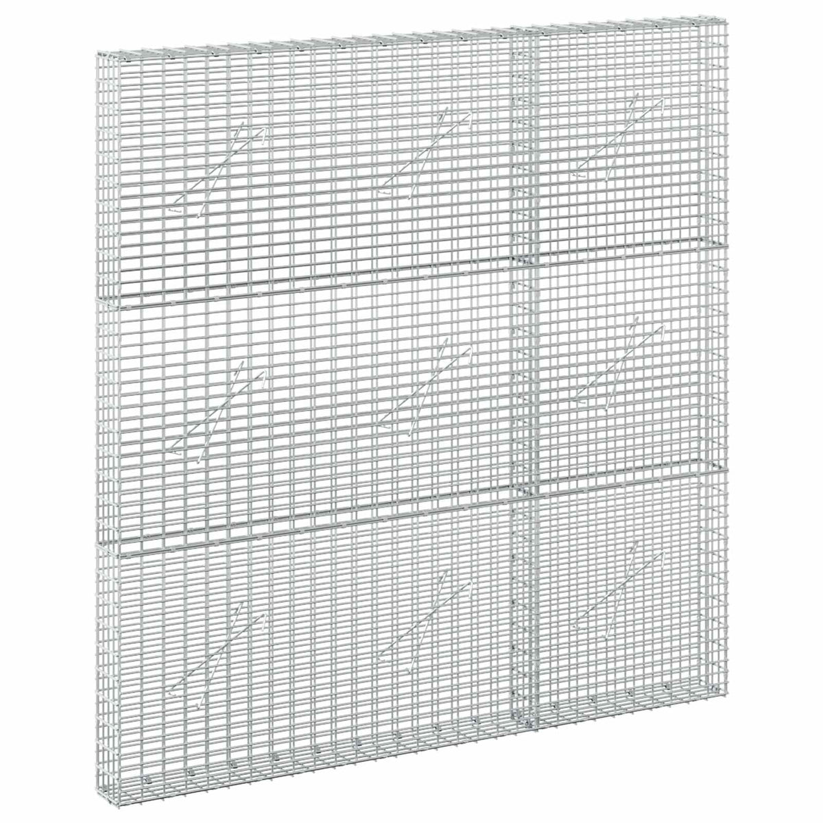 Gabion with 3.5 mm Wire and 5x2.5 cm Mesh 150x10x150 cm