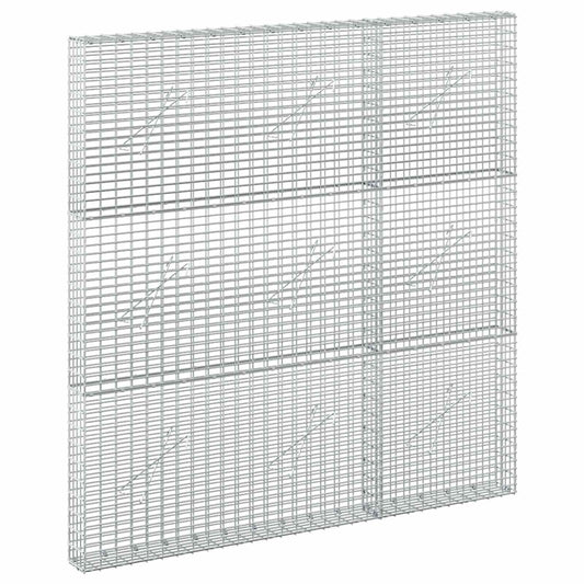 Gabion with 3.5 mm Wire and 5x2.5 cm Mesh 150x10x150 cm