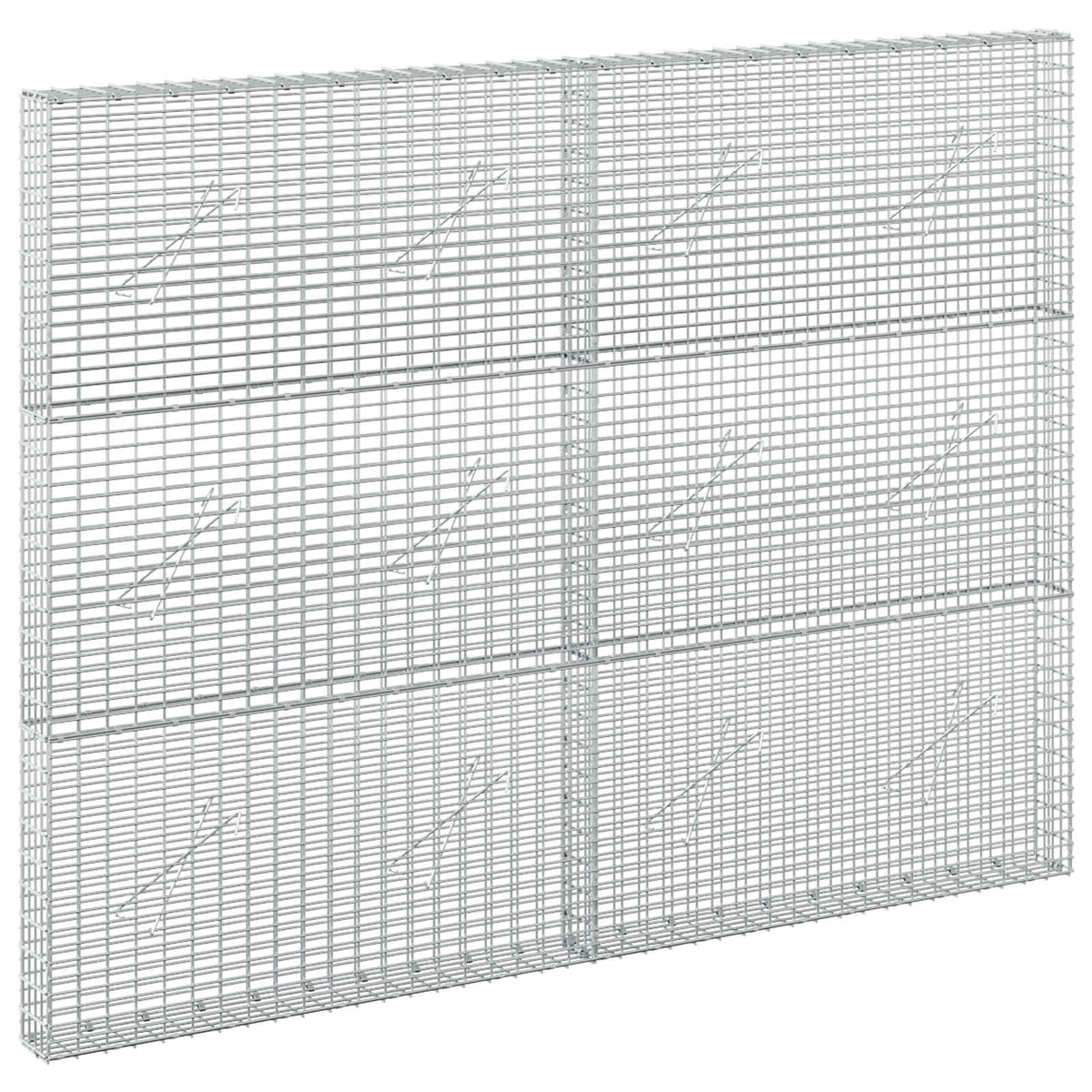 Gabion with 3.5 mm Wire and 5x2.5 cm Mesh 200x10x150 cm