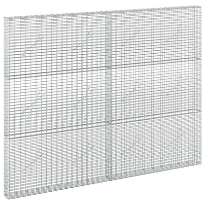Gabion with 3.5 mm Wire and 5x2.5 cm Mesh 200x10x150 cm