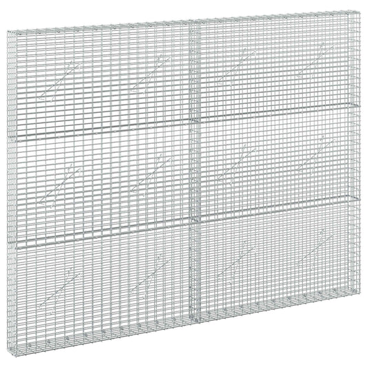 Gabion with 3.5 mm Wire and 5x2.5 cm Mesh 200x10x150 cm