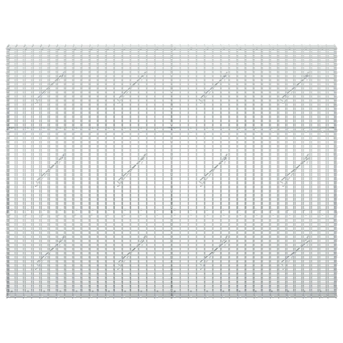 Gabion with 3.5 mm Wire and 5x2.5 cm Mesh 200x10x150 cm