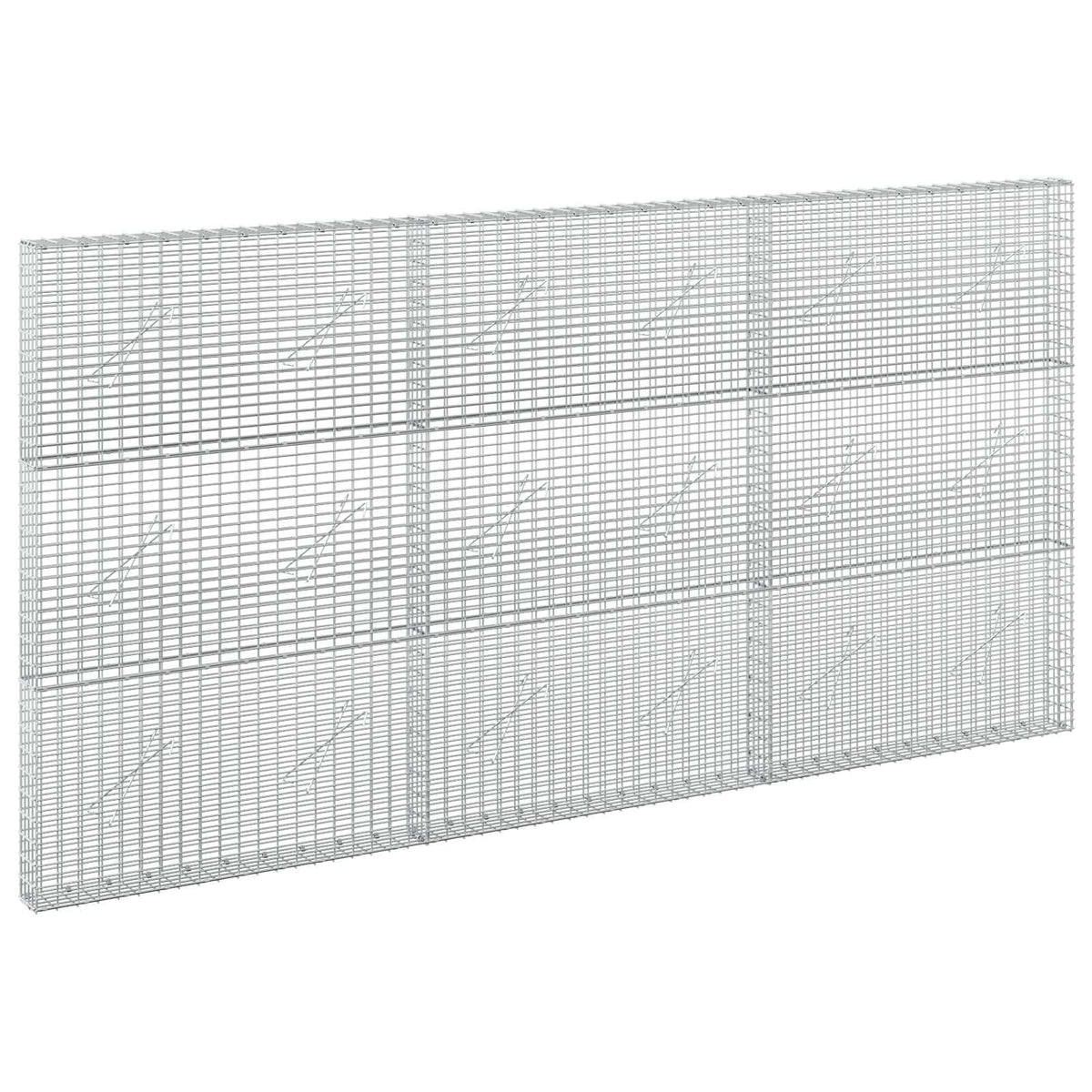 Gabion with 3.5 mm Wire and 5x2.5 cm Mesh 300x10x150 cm