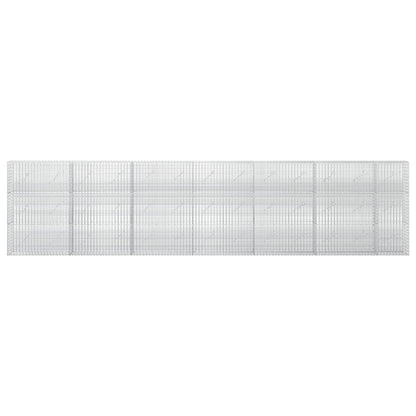 Gabion with 3.5 mm Wire and 5x2.5 cm Mesh 650x10x150 cm
