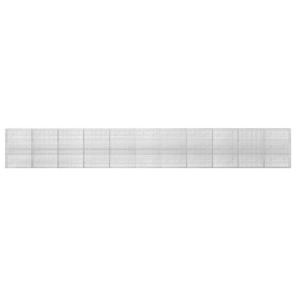 Gabion with 3.5 mm Wire and 5x2.5 cm Mesh 1100x10x150 cm