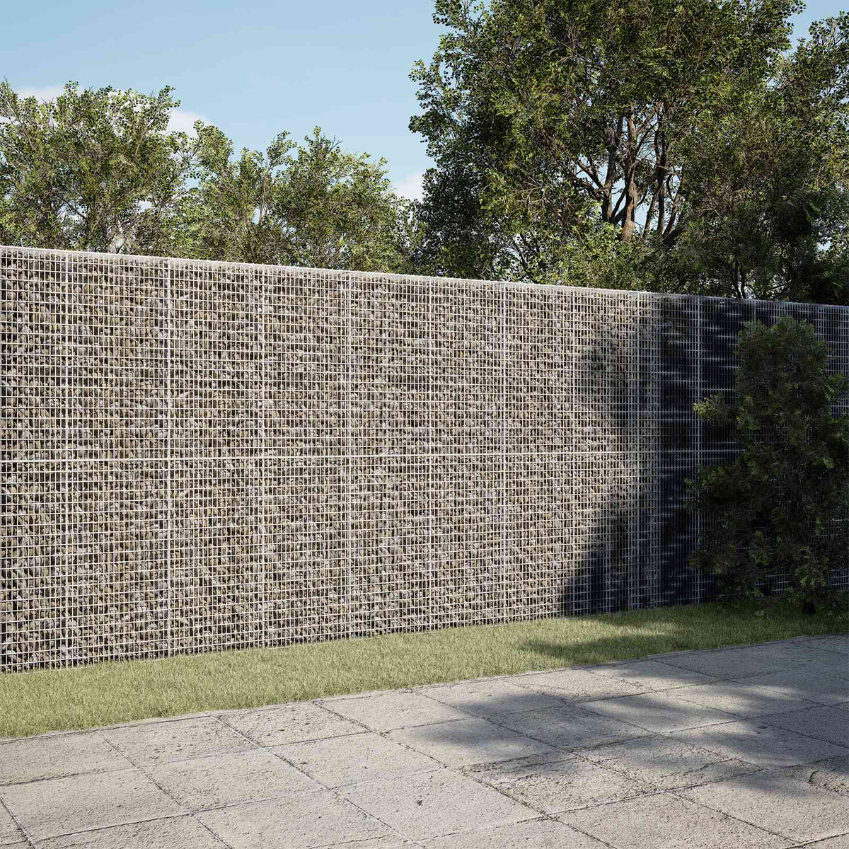 Gabion with 3.5 mm Wire and 5x2.5 cm Mesh 750x10x200 cm