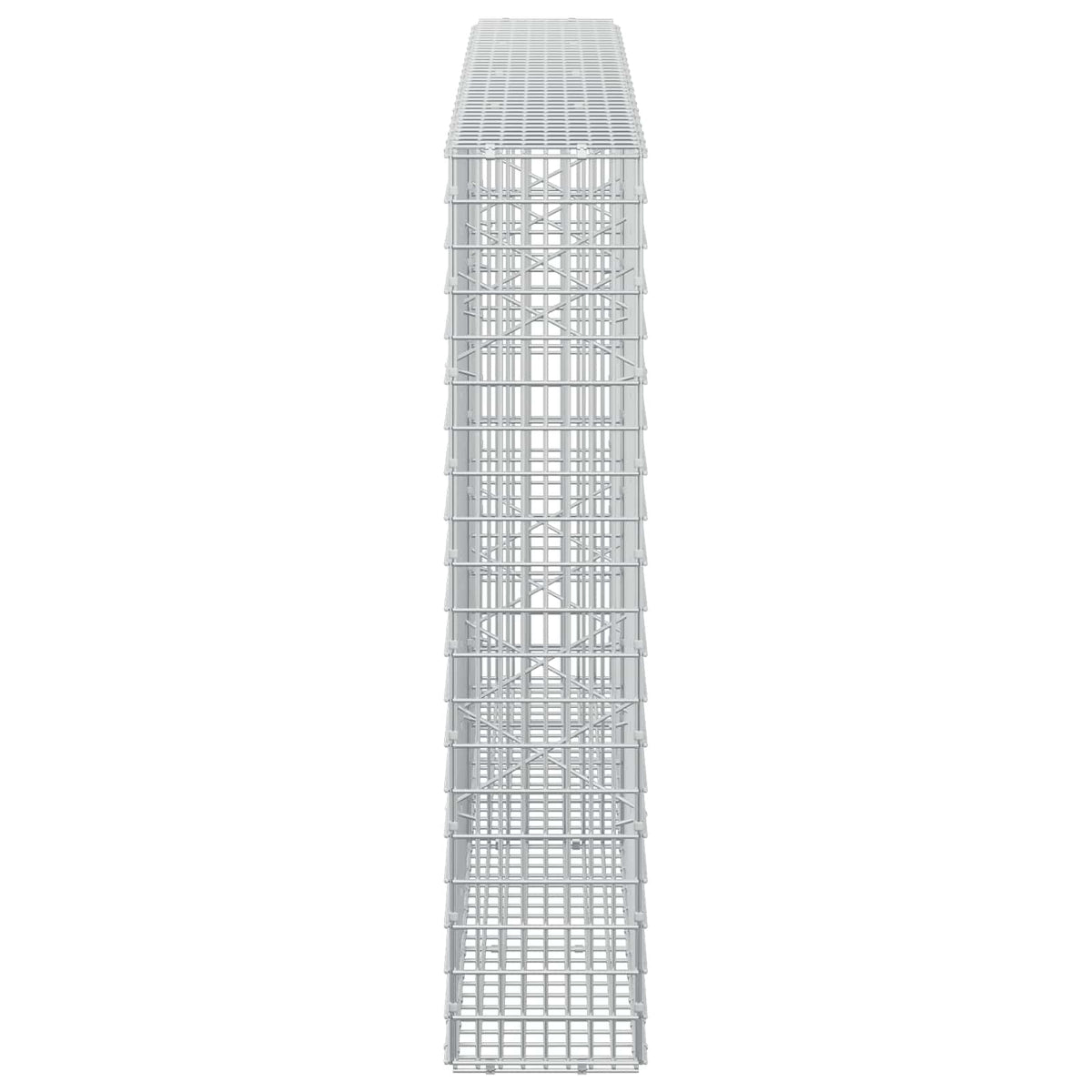 Gabion with 3.5 mm Wire and 5x2.5 cm Mesh 200x20x100 cm