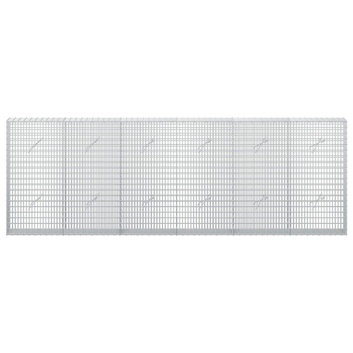 Gabion with 3.5 mm Wire and 5x2.5 cm Mesh 300x20x100 cm