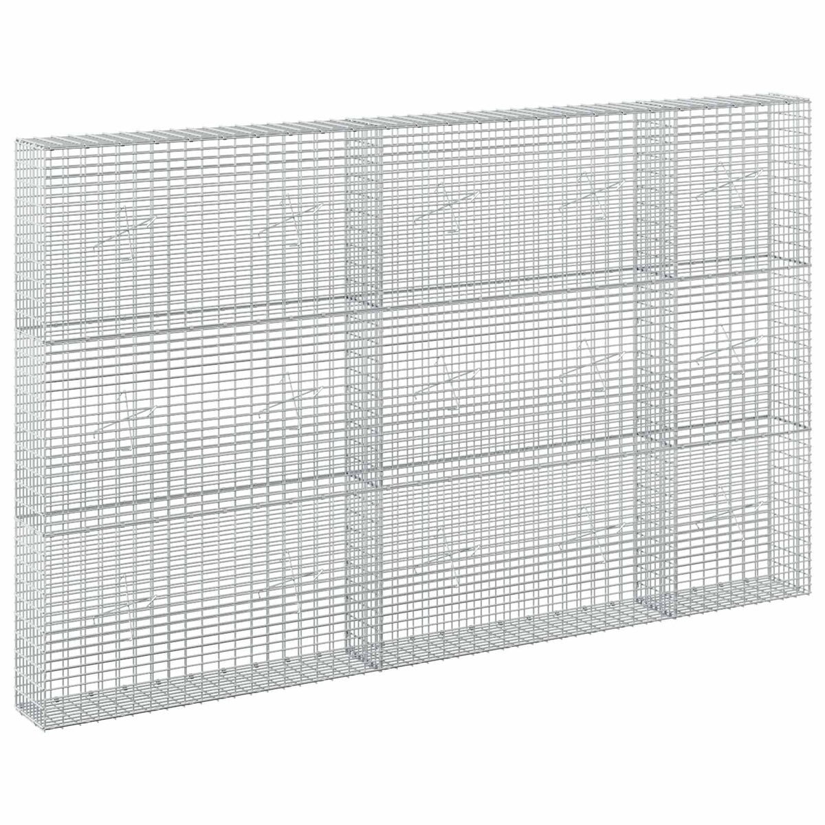 Gabion with 3.5 mm Wire and 5x2.5 cm Mesh 250x20x150 cm