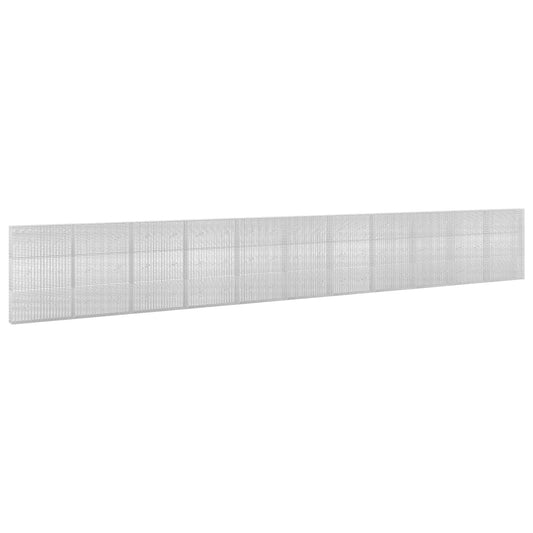 Gabion with 3.5 mm Wire and 5x2.5 cm Mesh 1100x20x150 cm