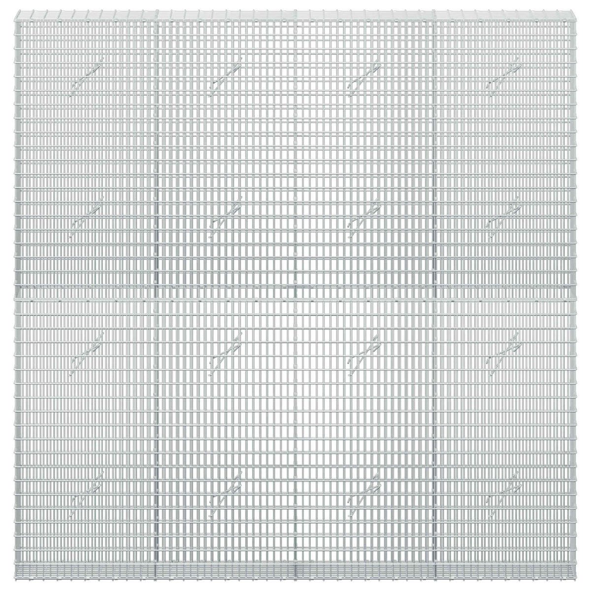 Gabion with 3.5 mm Wire and 5x2.5 cm Mesh 200x20x200 cm