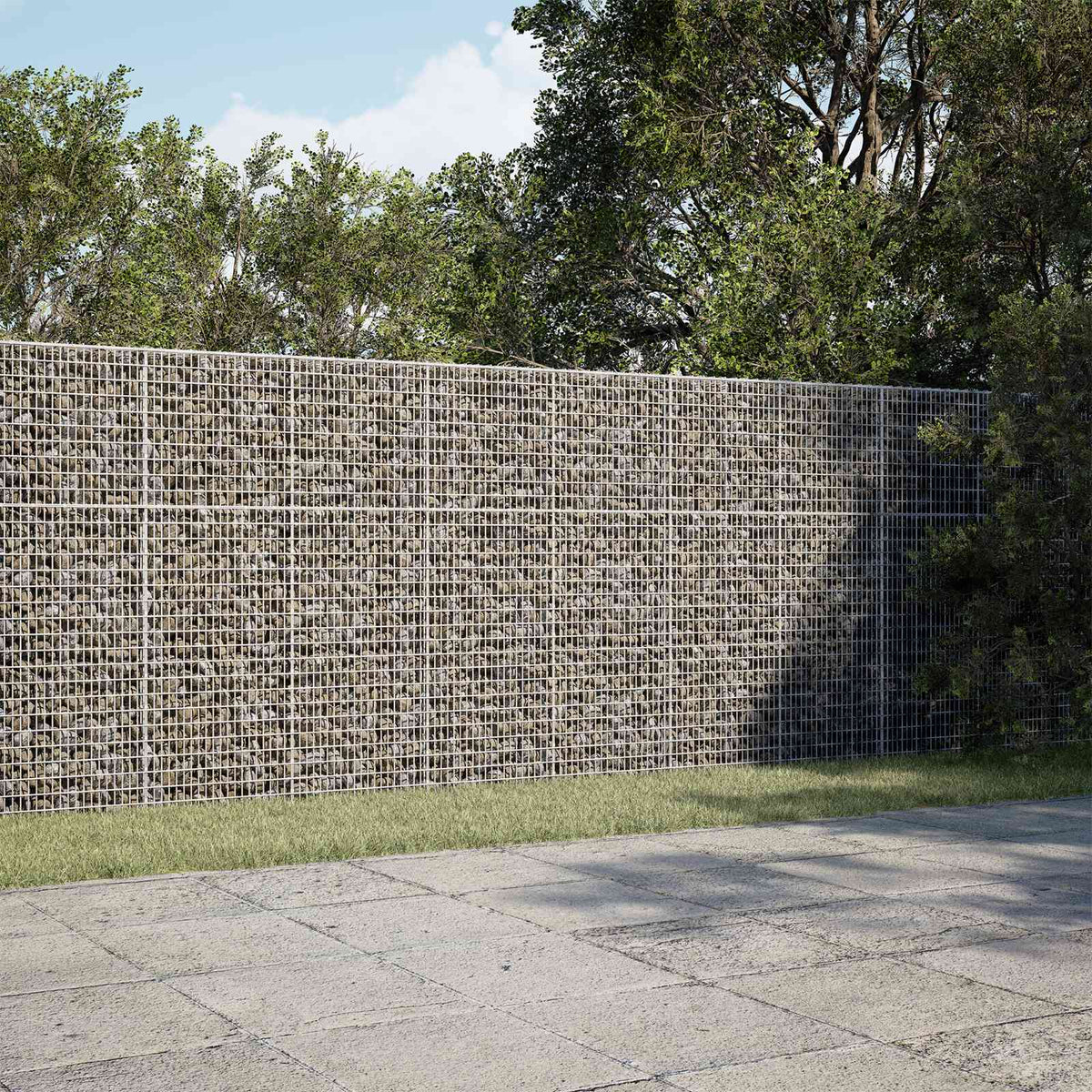 Gabion with 3.5 mm Wire and 5x2.5 cm Mesh 300x30x150 cm