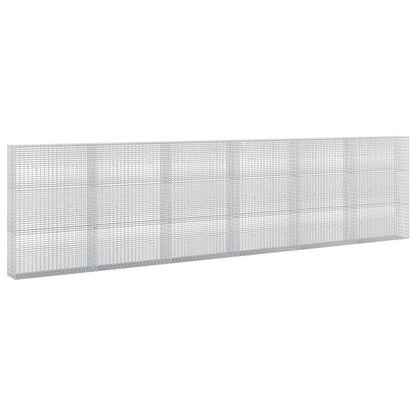 Gabion with 3.5 mm Wire and 5x2.5 cm Mesh 600x30x150 cm