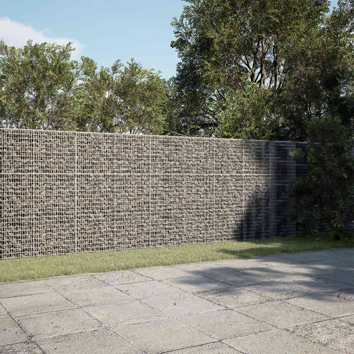 Gabion with 3.5 mm Wire and 5x2.5 cm Mesh 1200x50x150 cm