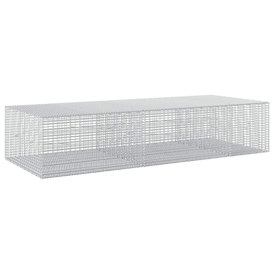 Gabion with 3.5 mm Wire and 5x2.5 cm Mesh 250x100x50 cm