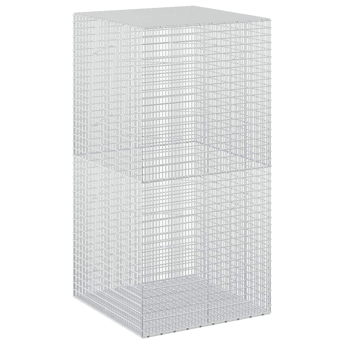 Gabion with 3.5 mm Wire and 5x2.5 cm Mesh 100x100x200 cm