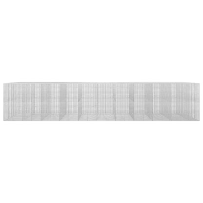 Gabion with 3.5 mm Wire and 5x2.5 cm Mesh 1050x100x200 cm